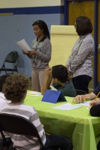 During the workshop, students were encouraged to write down a memory of theirs and share it with their peers.