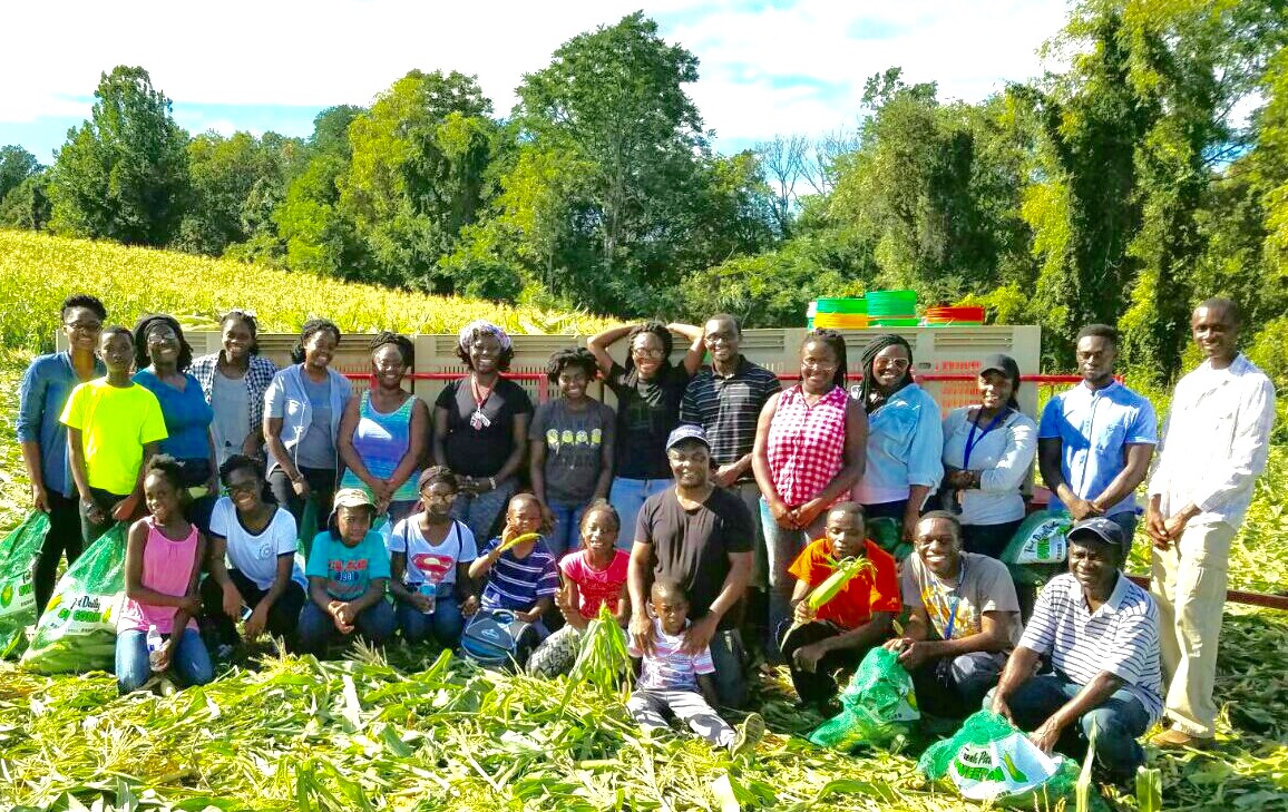 Back Row, From Left: Lawrencia, Charles, Aunty Hannah, Victoria, Gloria, Christiana, Auntie Rosemary, Ama, Nancy, Elder Yamoah, Mathilde, Michelle, Juliana, Eugene, Richard. Front Row from left: Tiffany, Afia, Michael, Emily, Daniel, Vanessa, Elder Asiem & Elijah, Fred, Prince, Uncle Moses.