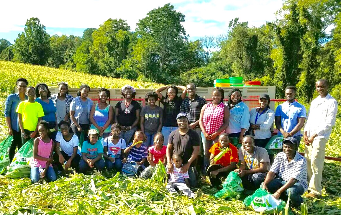 Back Row, From Left: Lawrencia, Charles, Aunty Hannah, Victoria, Gloria, Christiana, Auntie Rosemary, Ama, Nancy, Elder Yamoah, Mathilde, Michelle, Juliana, Eugene, Richard. Front Row from left: Tiffany, Afia, Michael, Emily, Daniel, Vanessa, Elder Asiem & Elijah, Fred, Prince, Uncle Moses. 